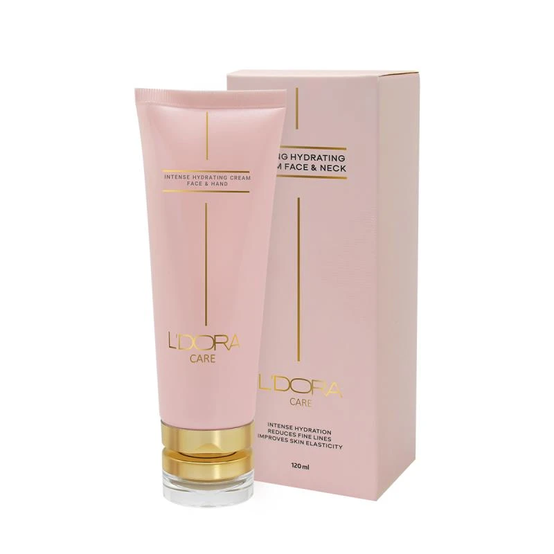 محصول نمونه تستی کرم آبرسان دست و صورت لدورا مدل Care مناسب انواع پوست حجم 120 میلی لیتر